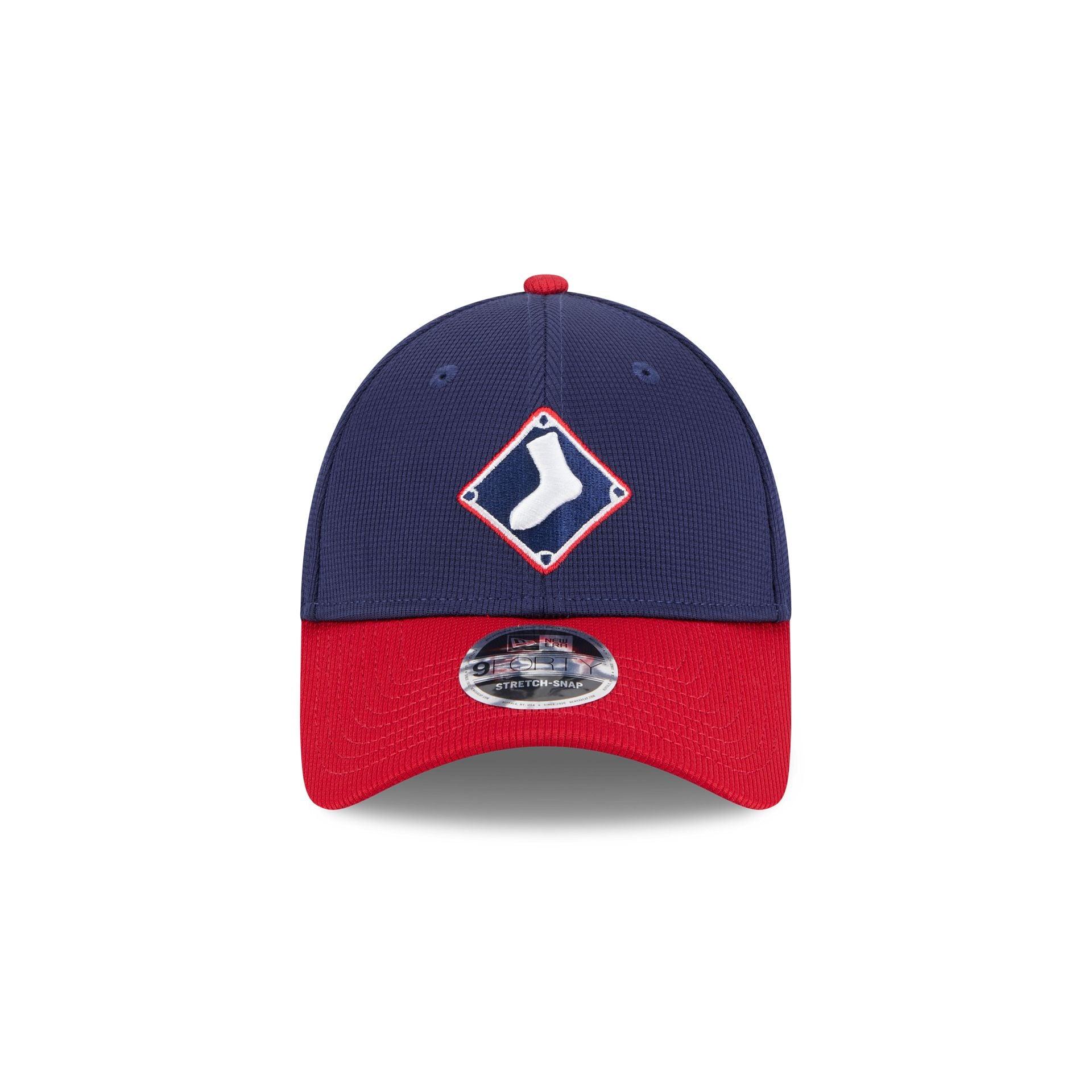 Chicago White Sox 2025 Batting Practice Blue 9FORTY Stretch-Snap Hat Male Product Image