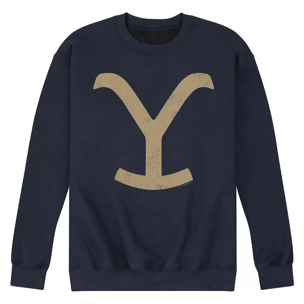 Men's Yellowstone Y Brand Fleece Sweatshirt,  Product Image