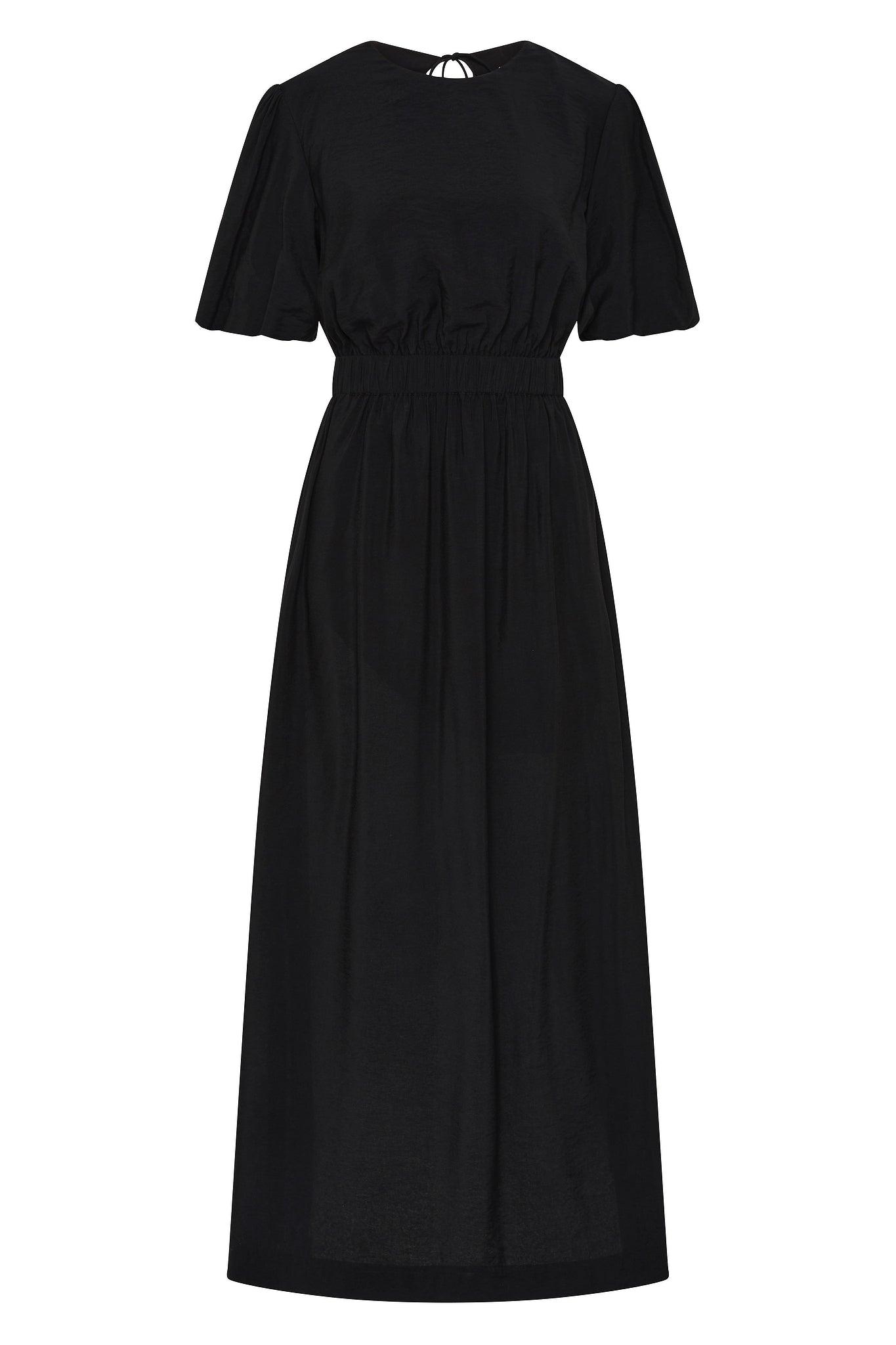 Amara Midi Dress-BLACK / 4 Product Image