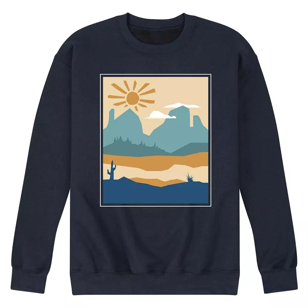 Men's Cactus And Canyon Graphic Sweatshirt,  Product Image