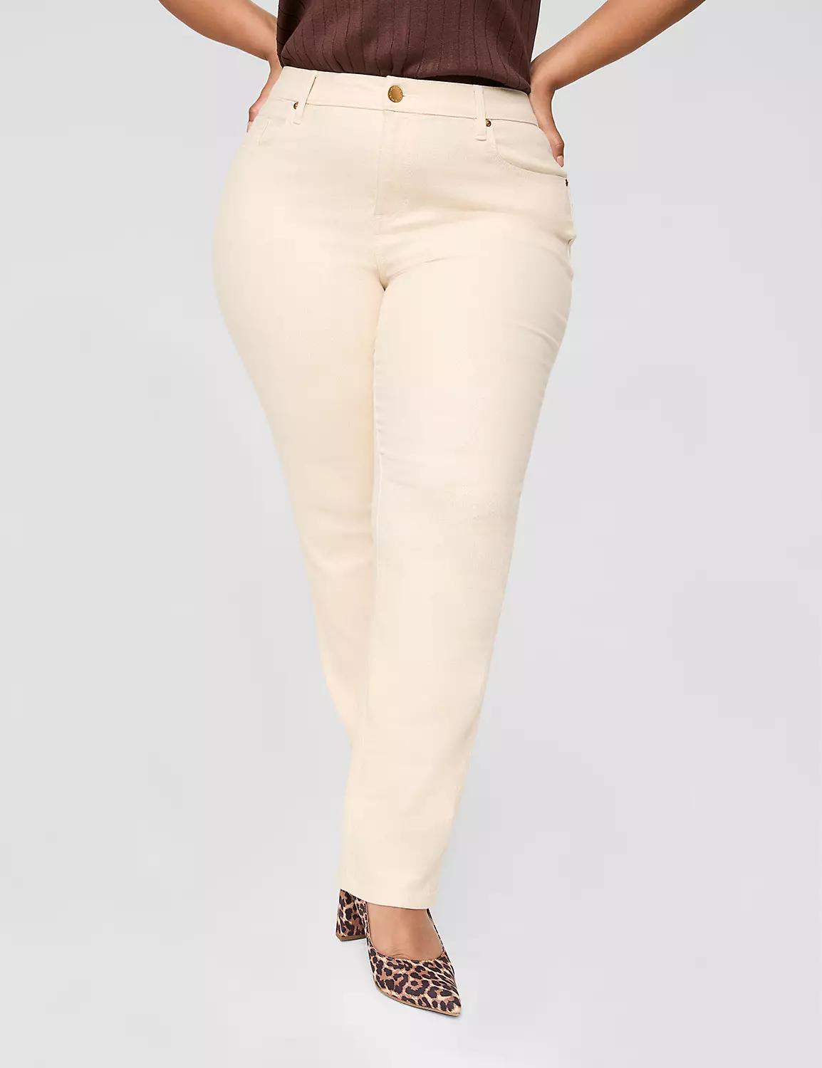 Lurex Shimmer Signature Fit Straight Jean Product Image