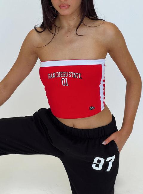 SDSU All Star Tube Top Red Product Image