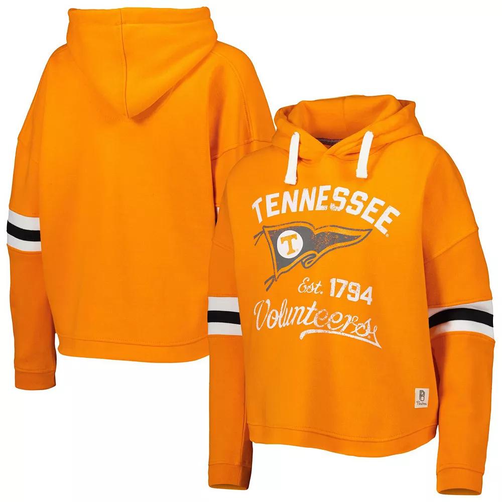 Women's Pressbox Tennessee Orange Tennessee Volunteers Super Pennant Pullover Hoodie, Size: Small Product Image
