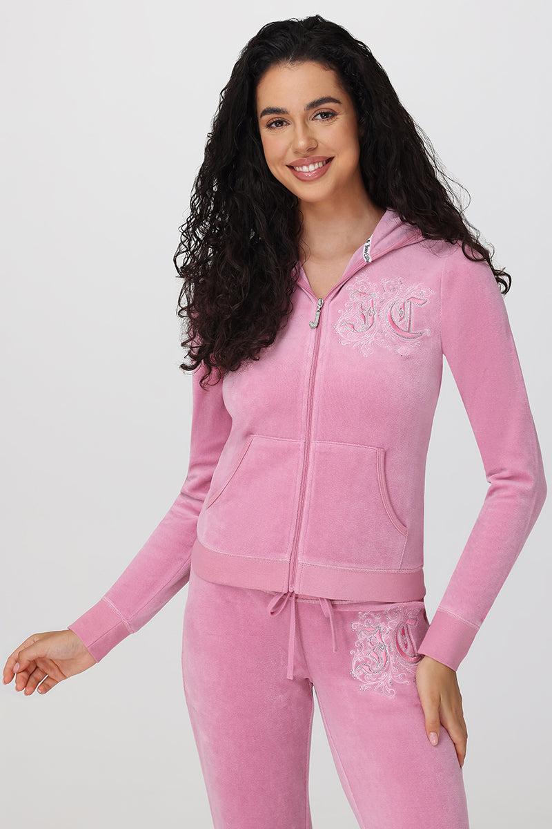 Monogram Heritage Cotton Velour Hoodie Product Image