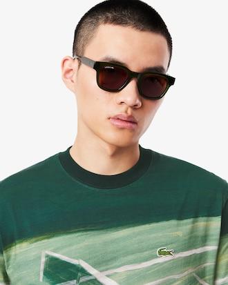 Men's Classic Fit Tennis Print T-Shirt Product Image