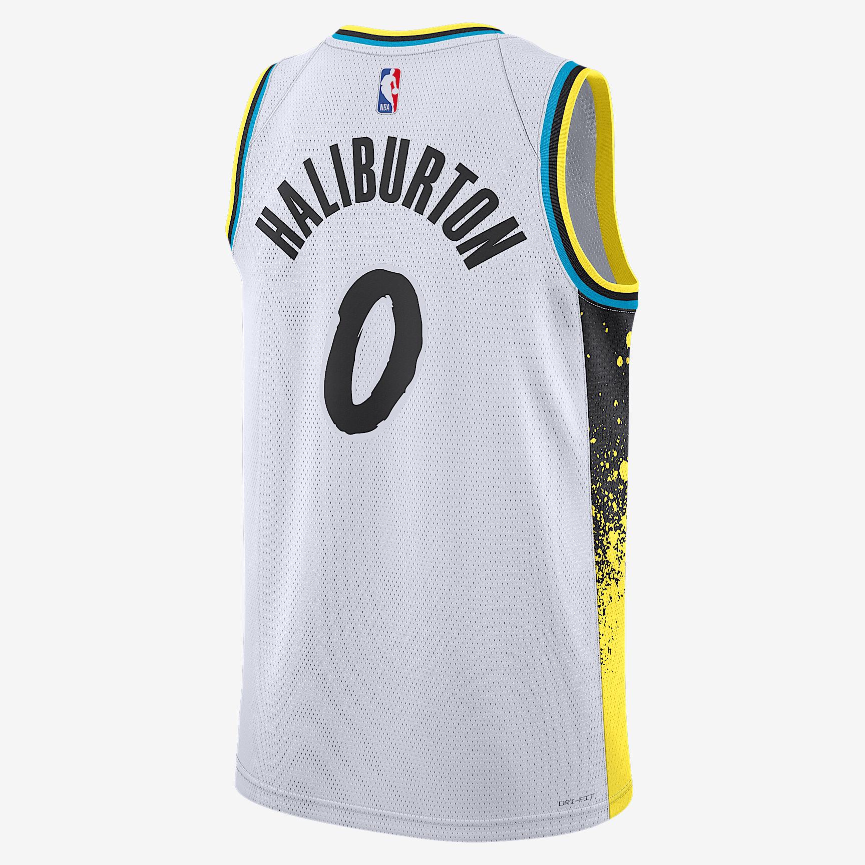 Tyrese Haliburton Indiana Pacers 2024/25 City Edition Men's Nike Dri-FIT NBA Swingman Jersey Product Image