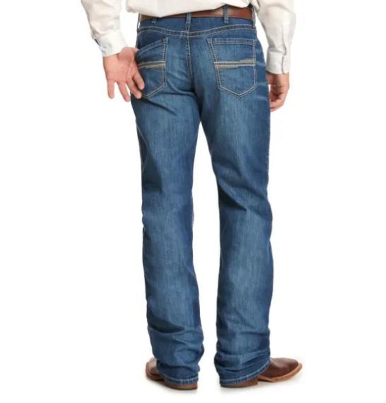 SALE Cinch® Men's White Label MR Medium Stone Relaxed Straight Leg Jeans Product Image