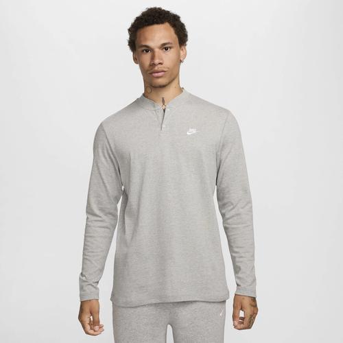 Nike Mens Club Long-Sleeve Henley | FZ6630-063 Product Image