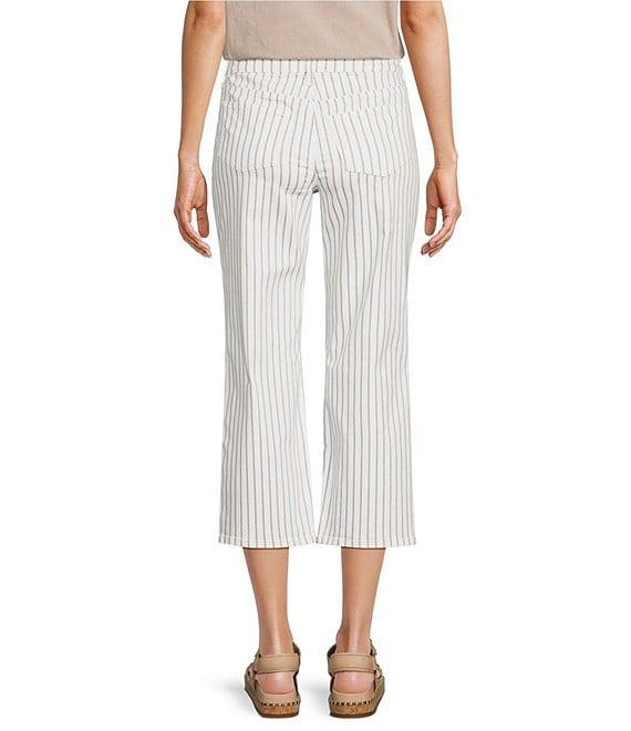 NYDJ High Rise Straight Leg Relaxed Fit Cropped Stretch Denim Jeans Product Image