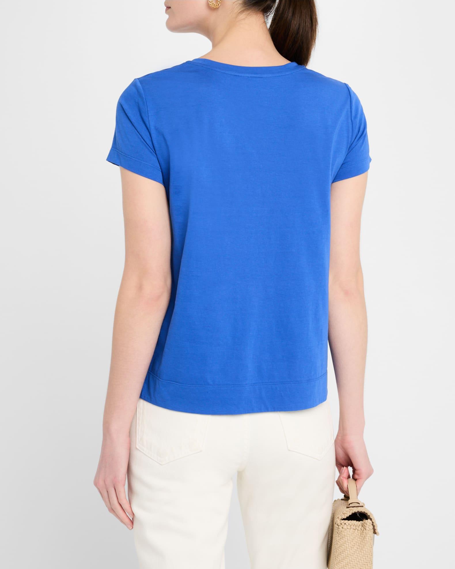 Modern Short-Sleeve Cotton Jersey Tee Product Image