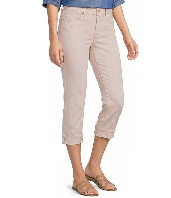 NYDJ Petite Size Marilyn Cuffed Cool Embrace® Capri Denim Jeans Product Image