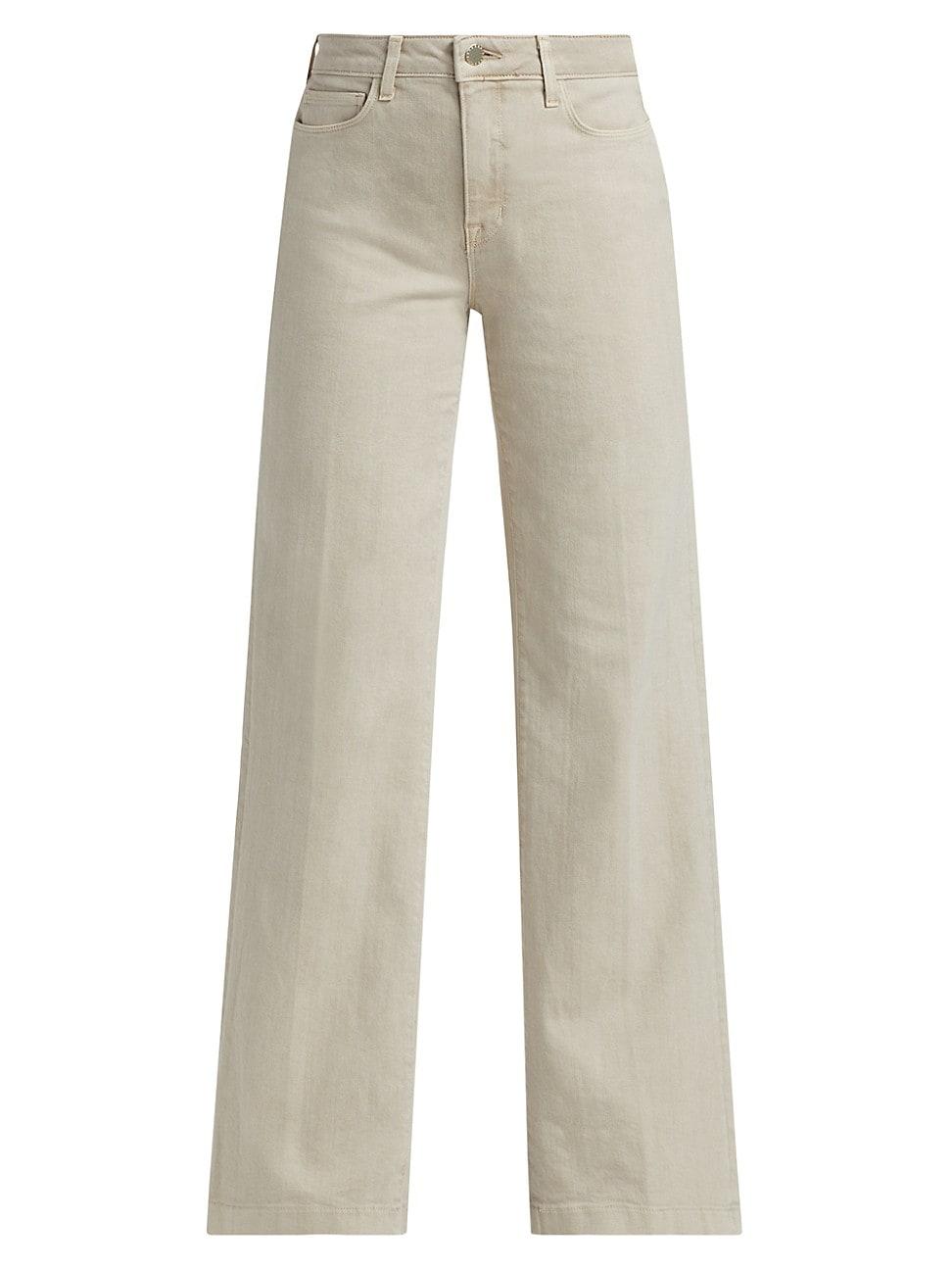 Womens Scottie High-Rise Wide-Leg Pants Product Image