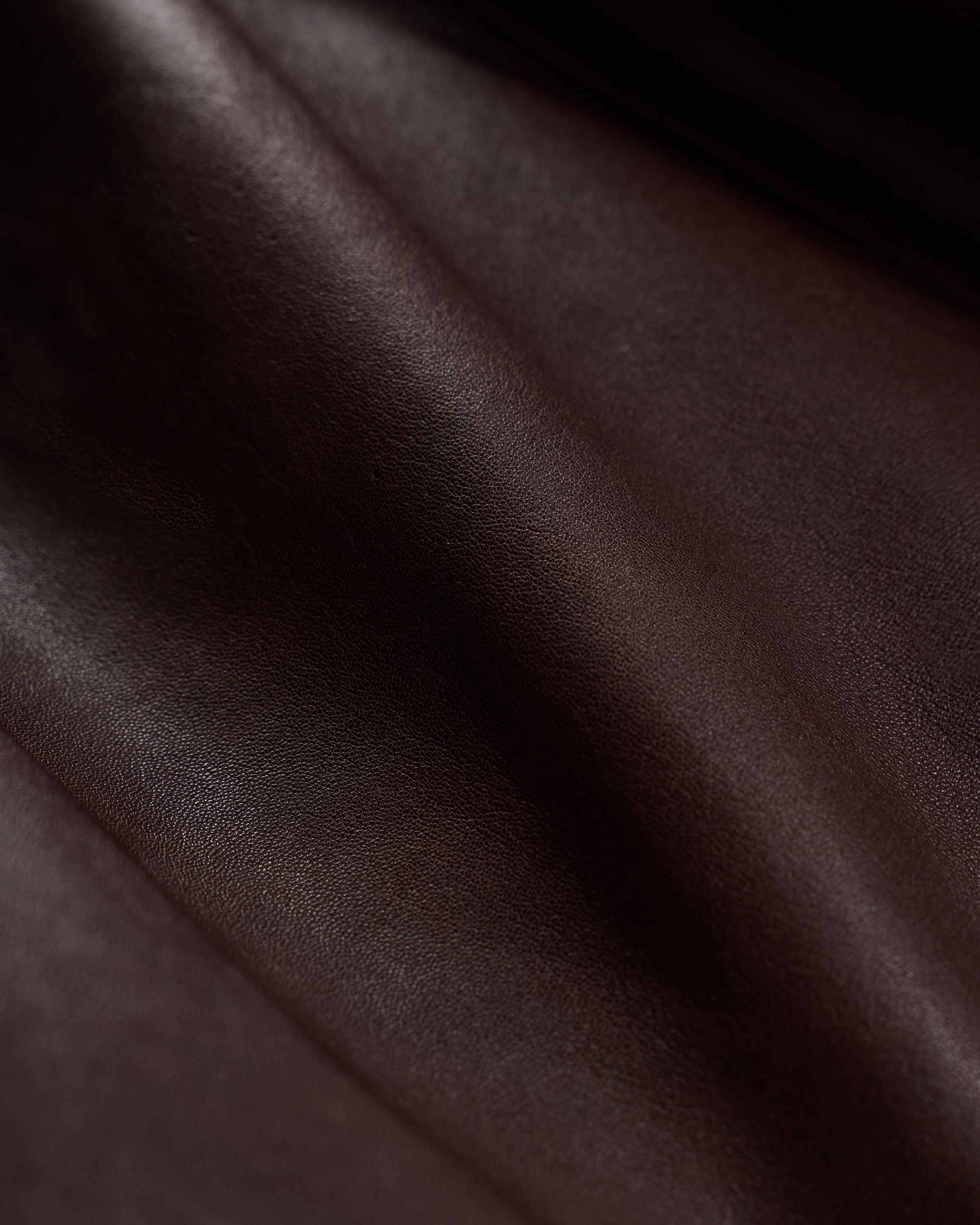 Quince | Women's Shearling Trim Aviator Jacket Leather Product Image