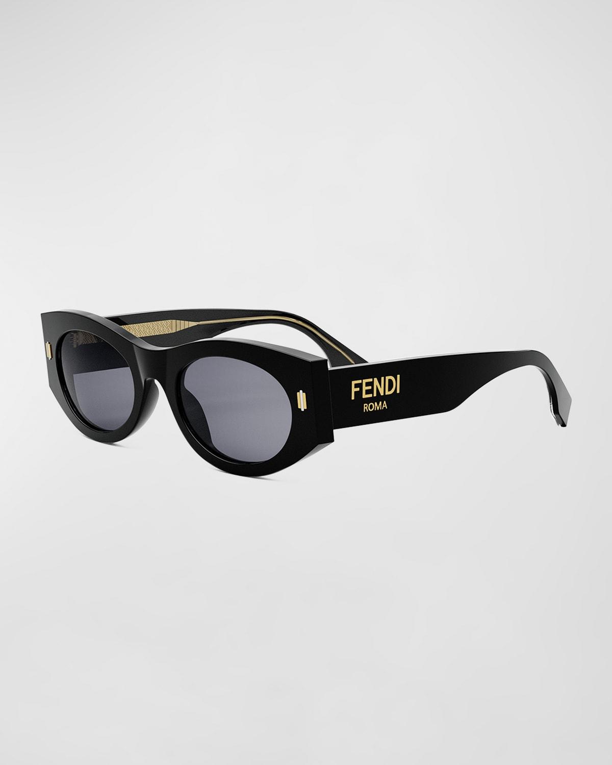 Womens Fendi Roma 52MM Oval Sunglasses Product Image
