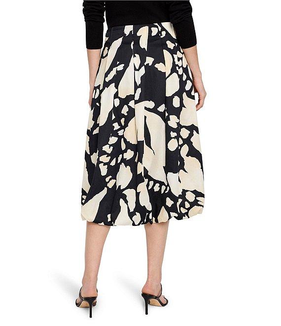 NIC + ZOE Woven Evening Petal Print Bubble Skirt Product Image