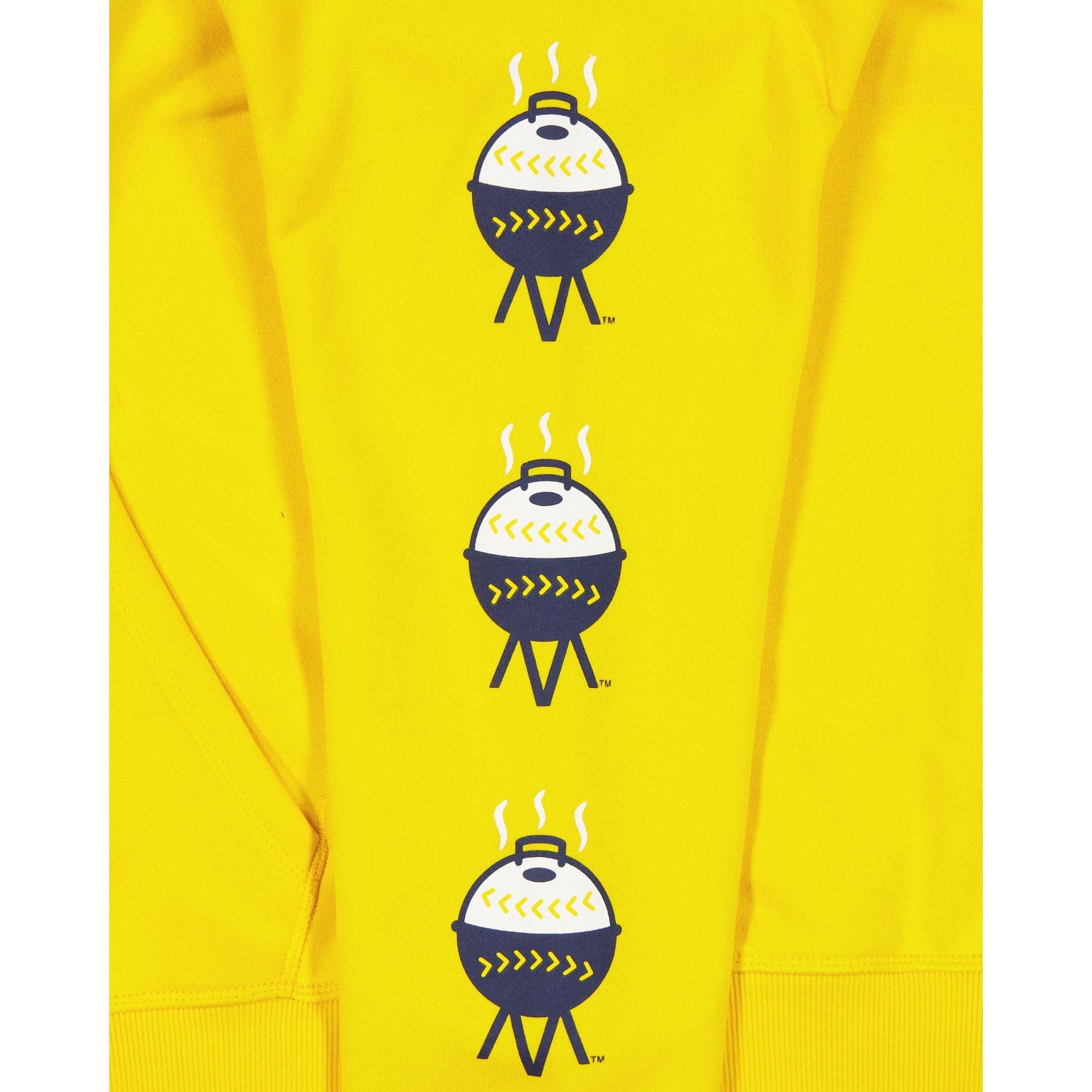 Milwaukee Brewers City Connect Yellow Hoodie Male Product Image