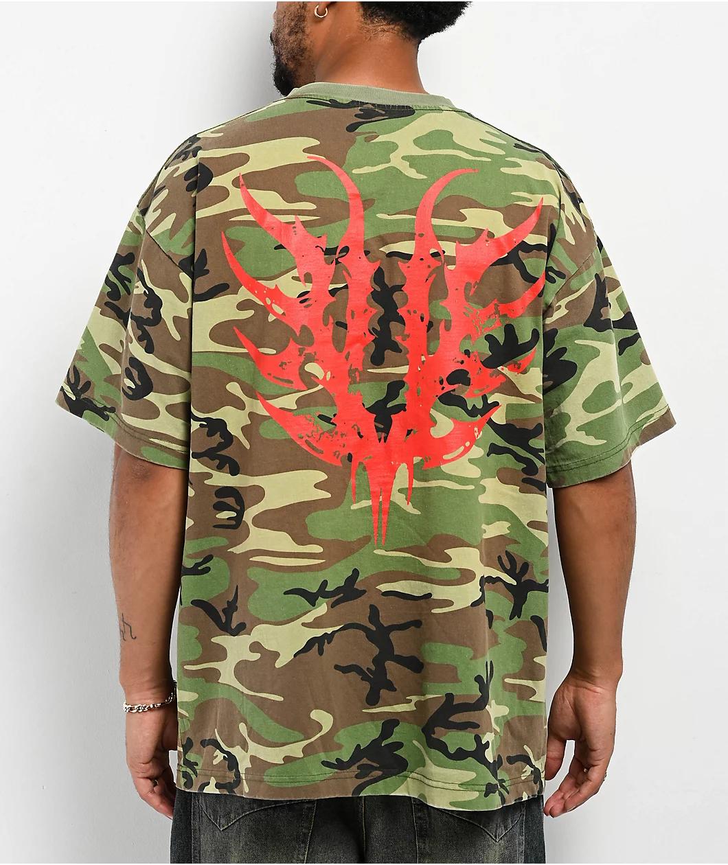 Vitriol Unfazed Camo T-Shirt Product Image