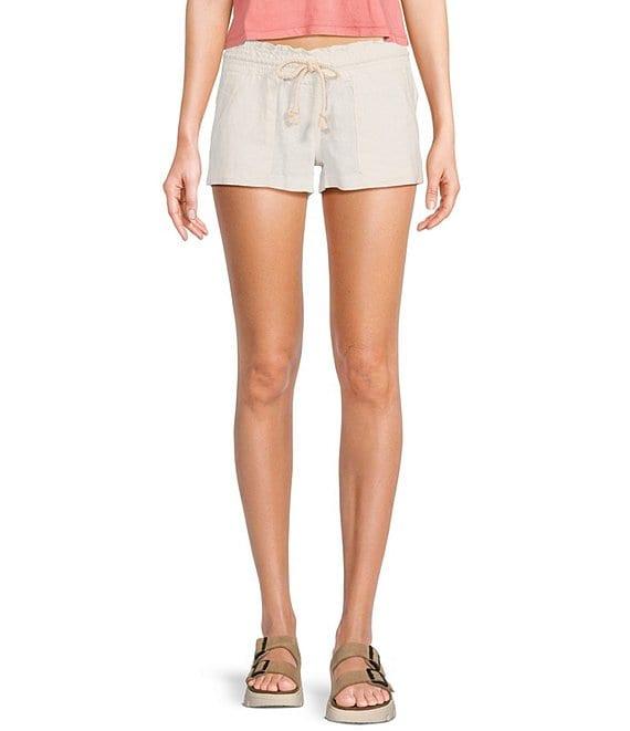Roxy Oceanside Linen Blend Shorts Product Image