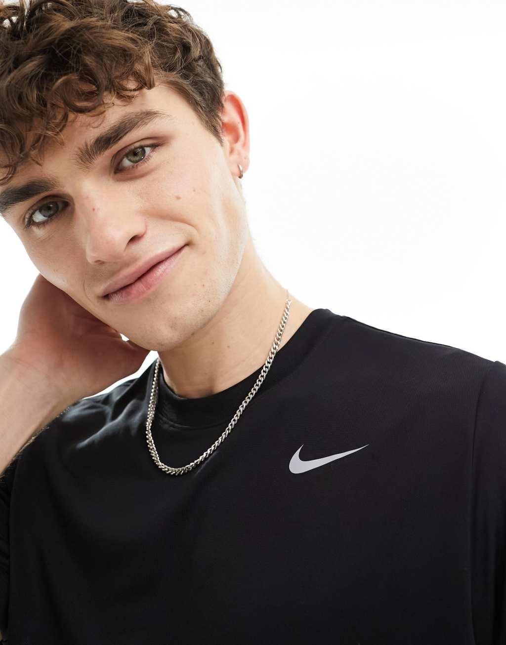 Nike Training Dri-FIT Reset T-shirt in black Product Image