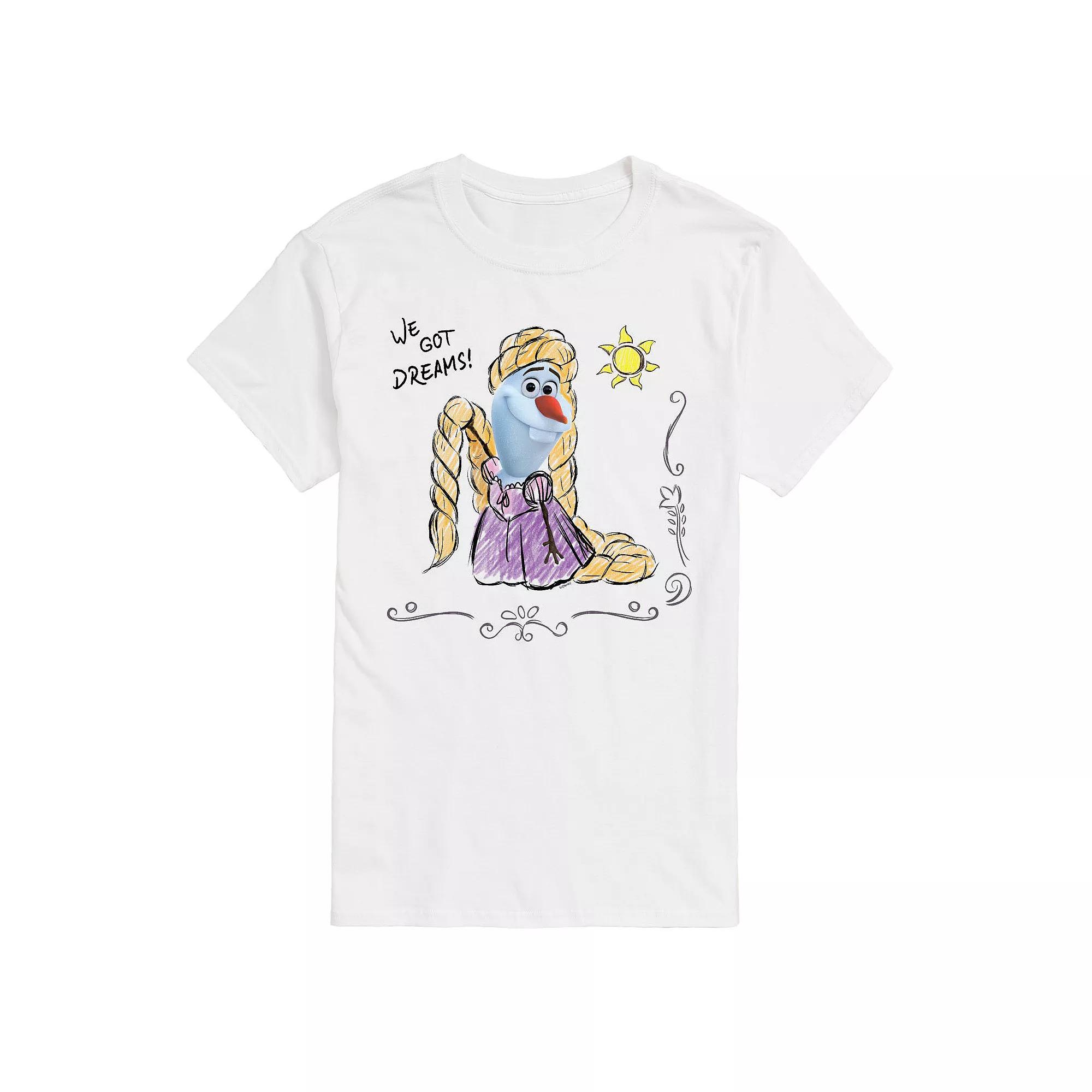 Disney's Frozen Men's Olaf Tangled Graphic Tee,  Product Image