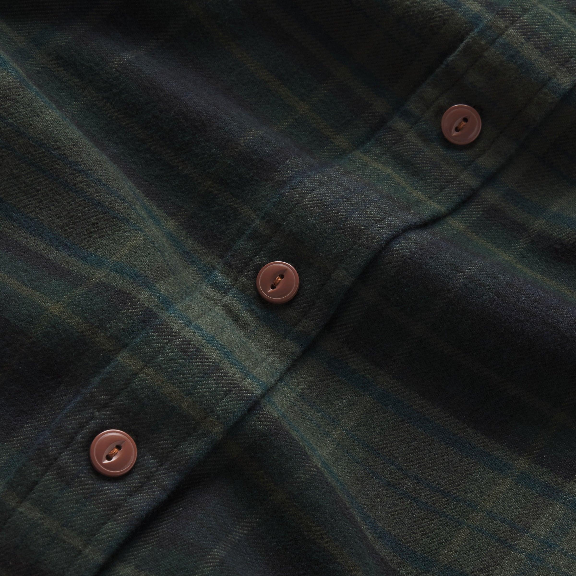 Westlake Heritage Flannel Shirt - Green Navy Product Image