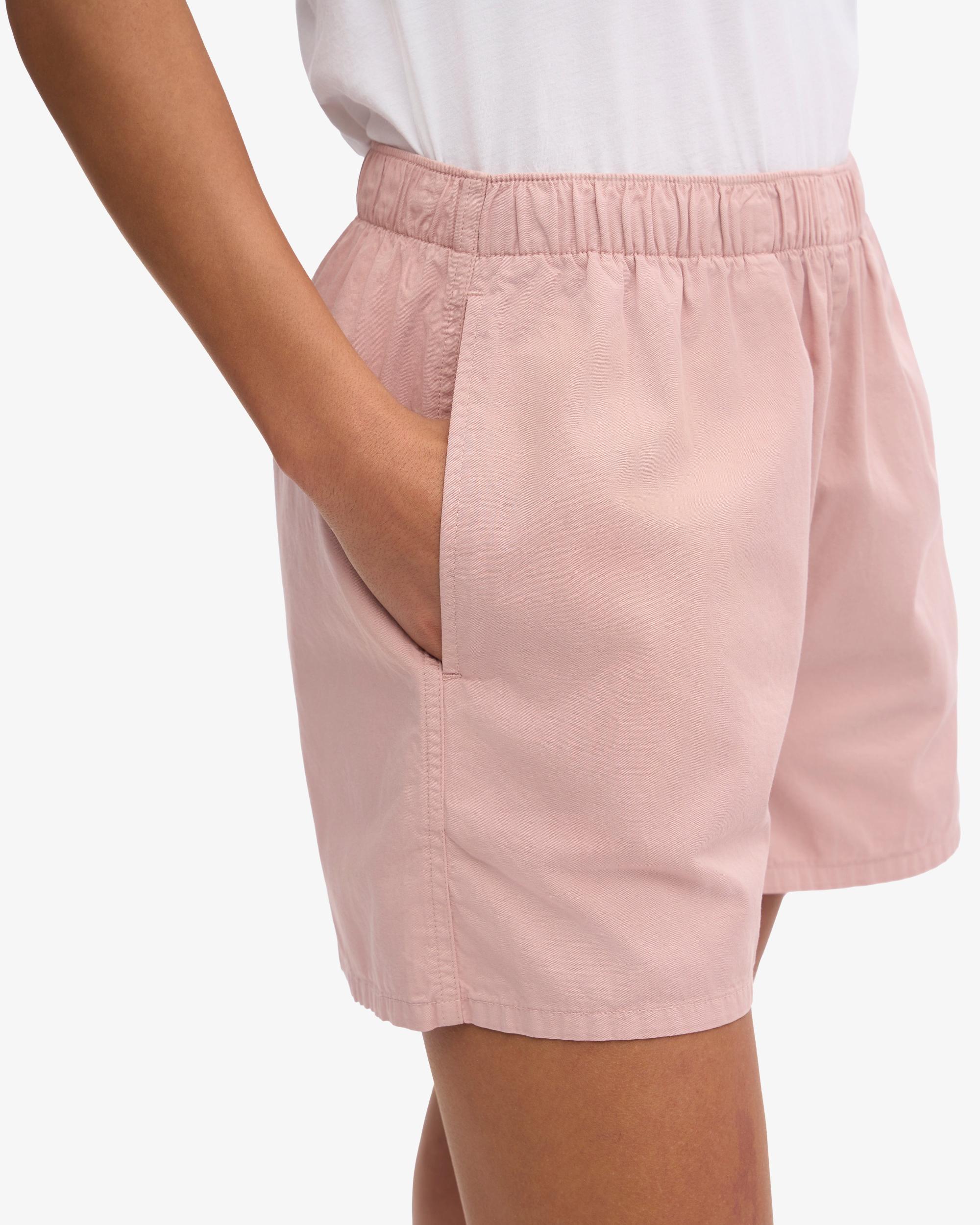 Women Organic Twill Shorts - Marine Blue Product Image