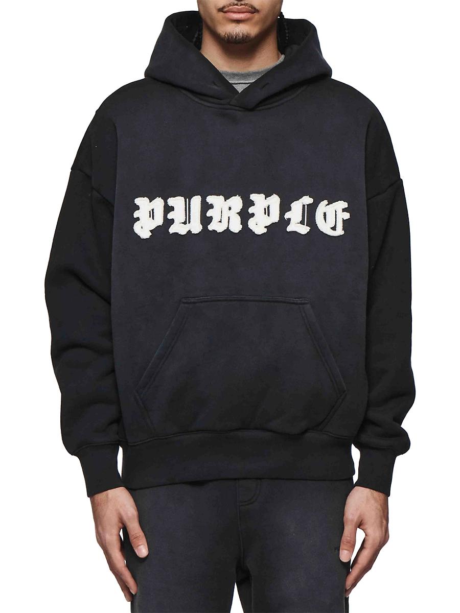 Mens Heavyweight Cotton Fleece Hoodie Product Image