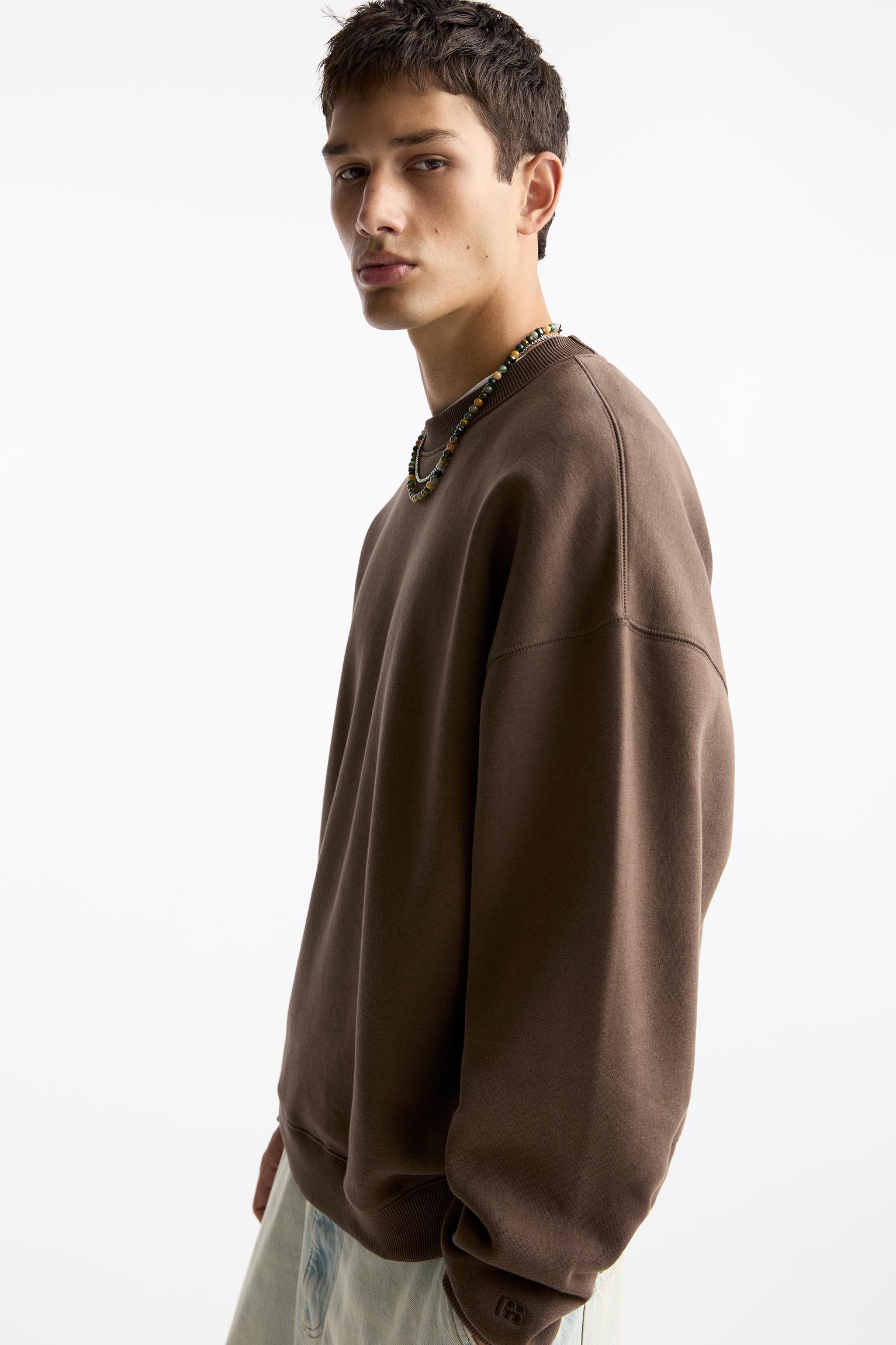 Basic boxy-fit sweatshirt Product Image