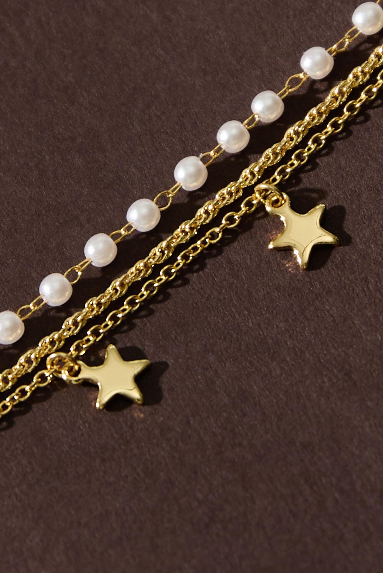 18K Gold Starstruck Layered Bracelet Product Image
