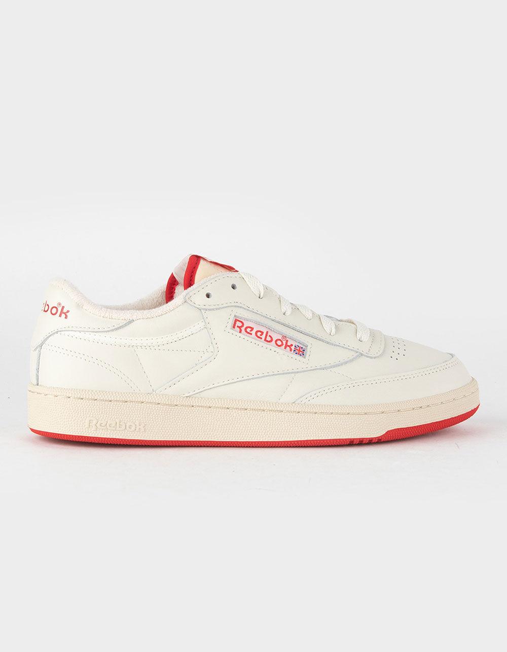 REEBOK Club C 85 Vintage Shoes - WHT/RED Product Image