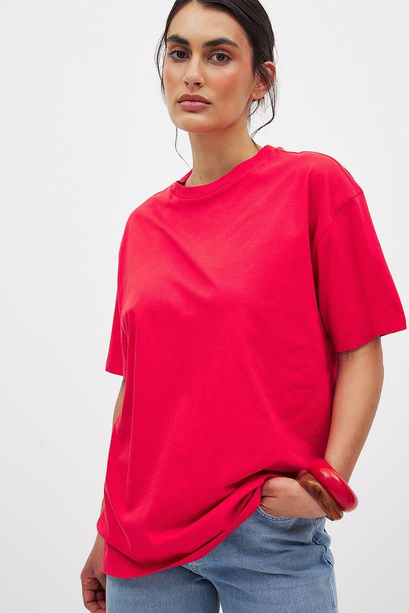 Round Neck Oversized Tee Product Image