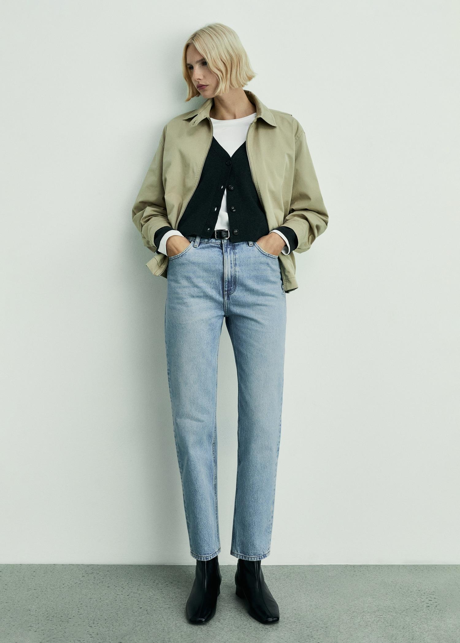 Mom2000 high-rise jeans - Women | MANGO USA Product Image