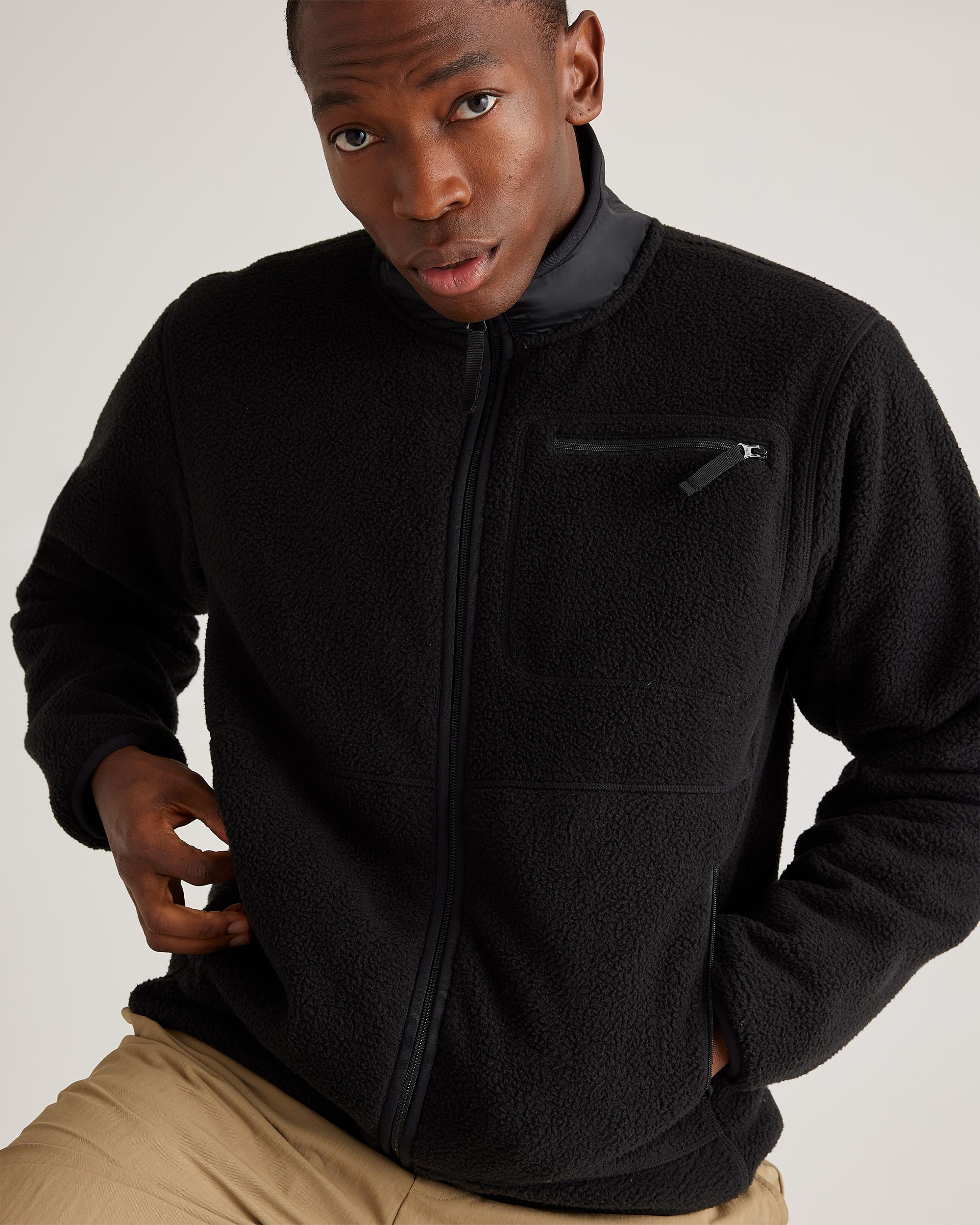 Quince | Men's Sherpa Full Zip Jacket 100% Polyester Product Image