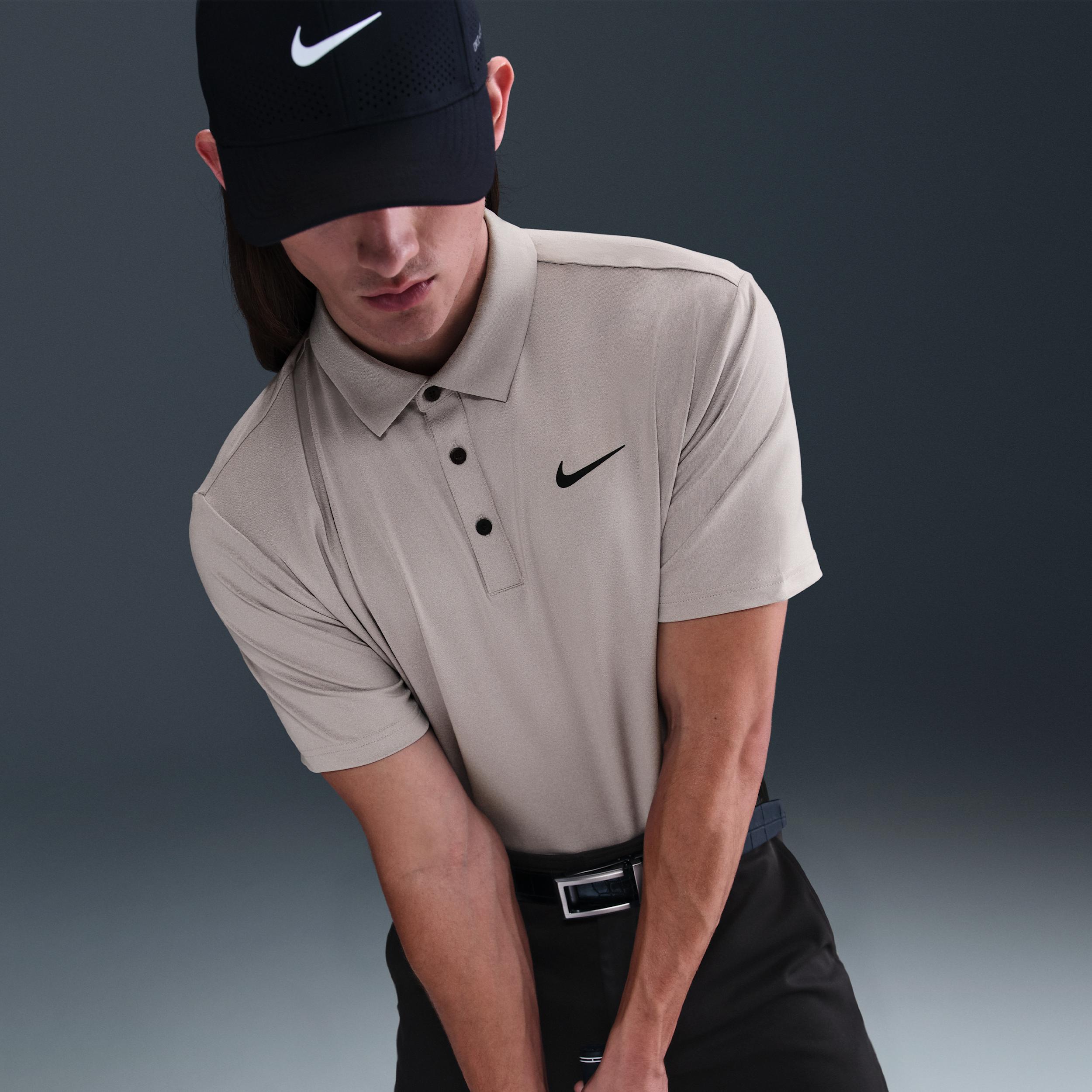 Nike Mens Tour Dri-FIT Heathered Golf Polo | FZ7473-009 Product Image