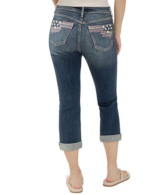 Silver Jeans Co. Suki Mid Rise Curvy Fit Capri Jeans Product Image