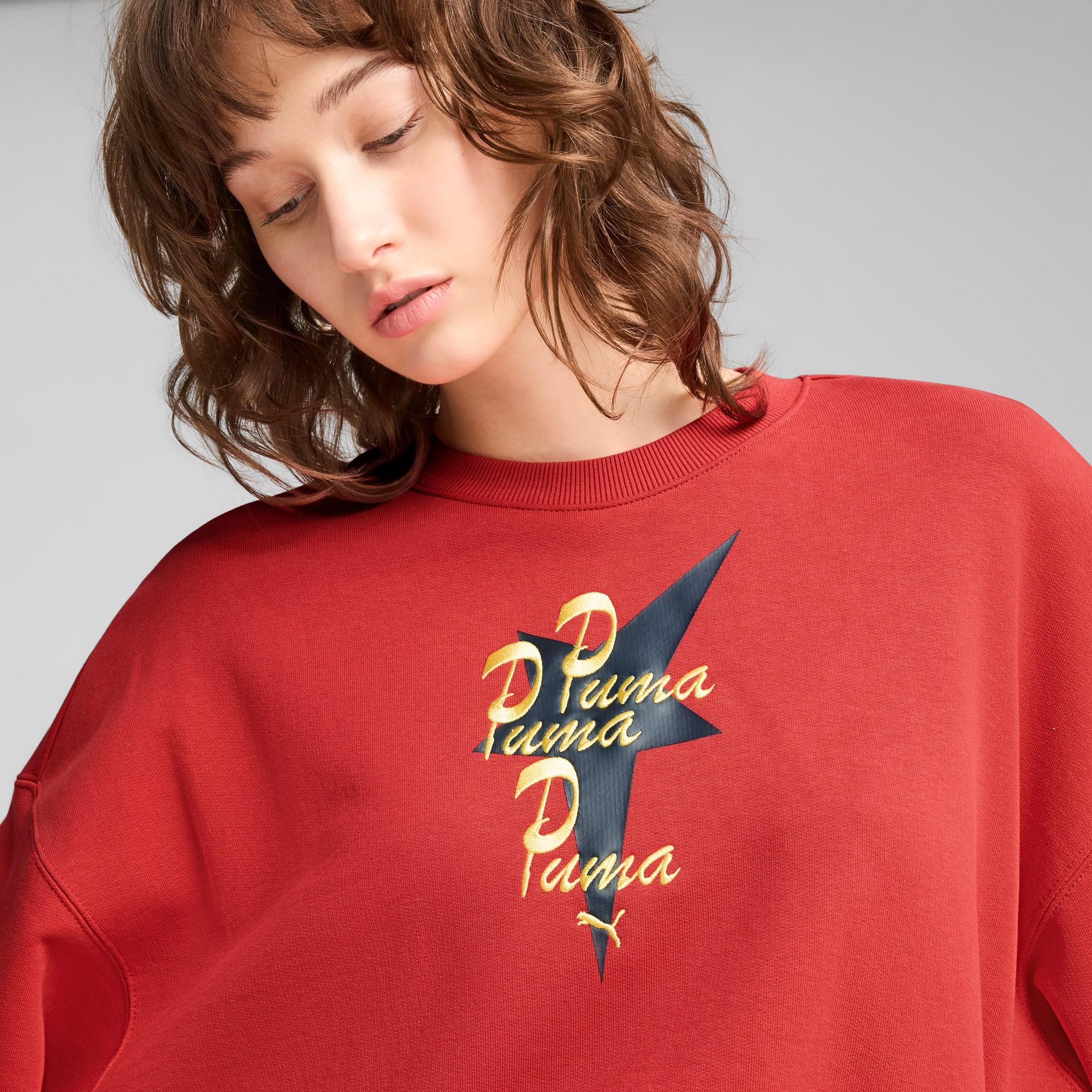 ROAD TO UNITY Women's Oversized Crew Sweatshirt Product Image