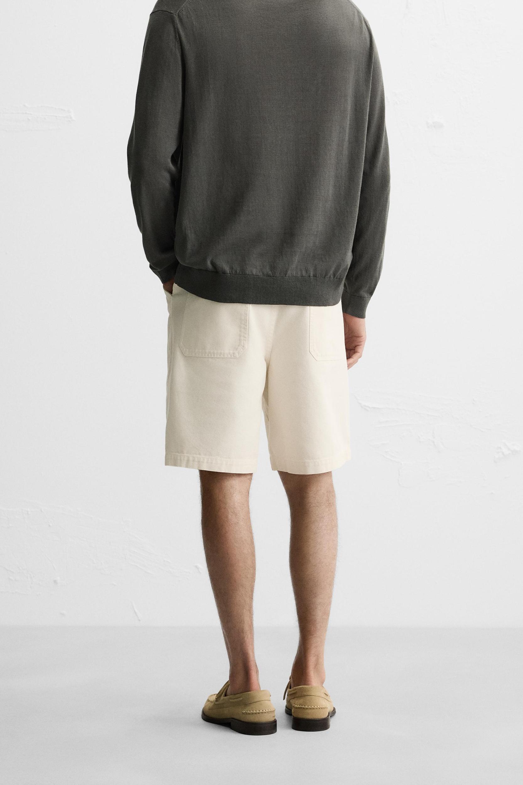 CANVAS TEXTURED SHORTS Product Image