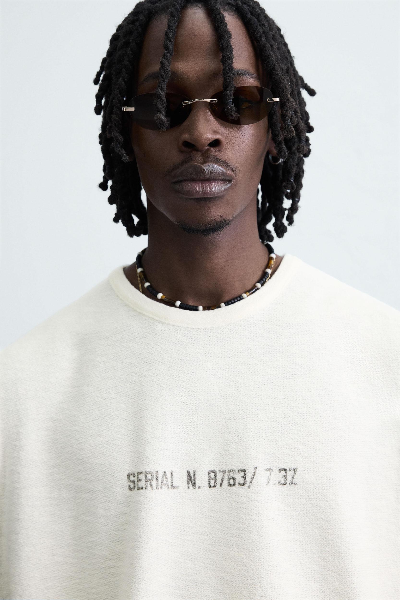 WASHED PRINT KNIT TANK TOP Product Image