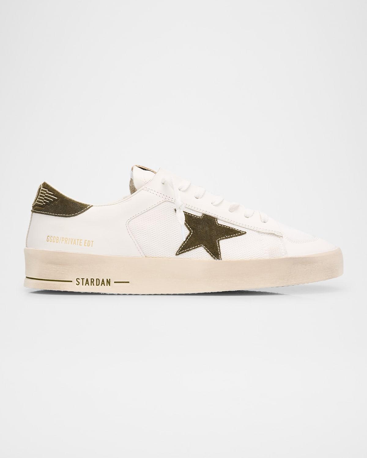 Men's Stardan Mesh and Leather Low-Top Sneakers Product Image
