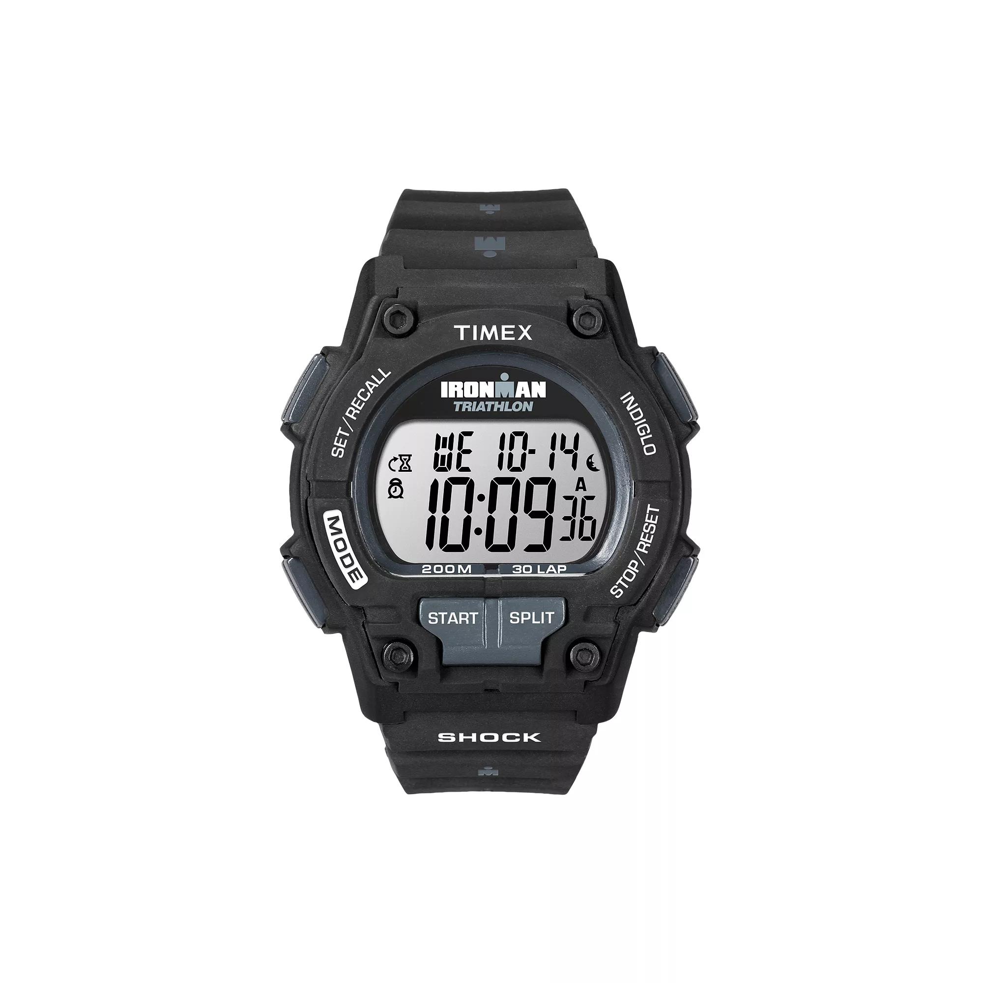 Timex® Men's Ironman 30-Lap Digital Watch - T5K1969J, Black Product Image