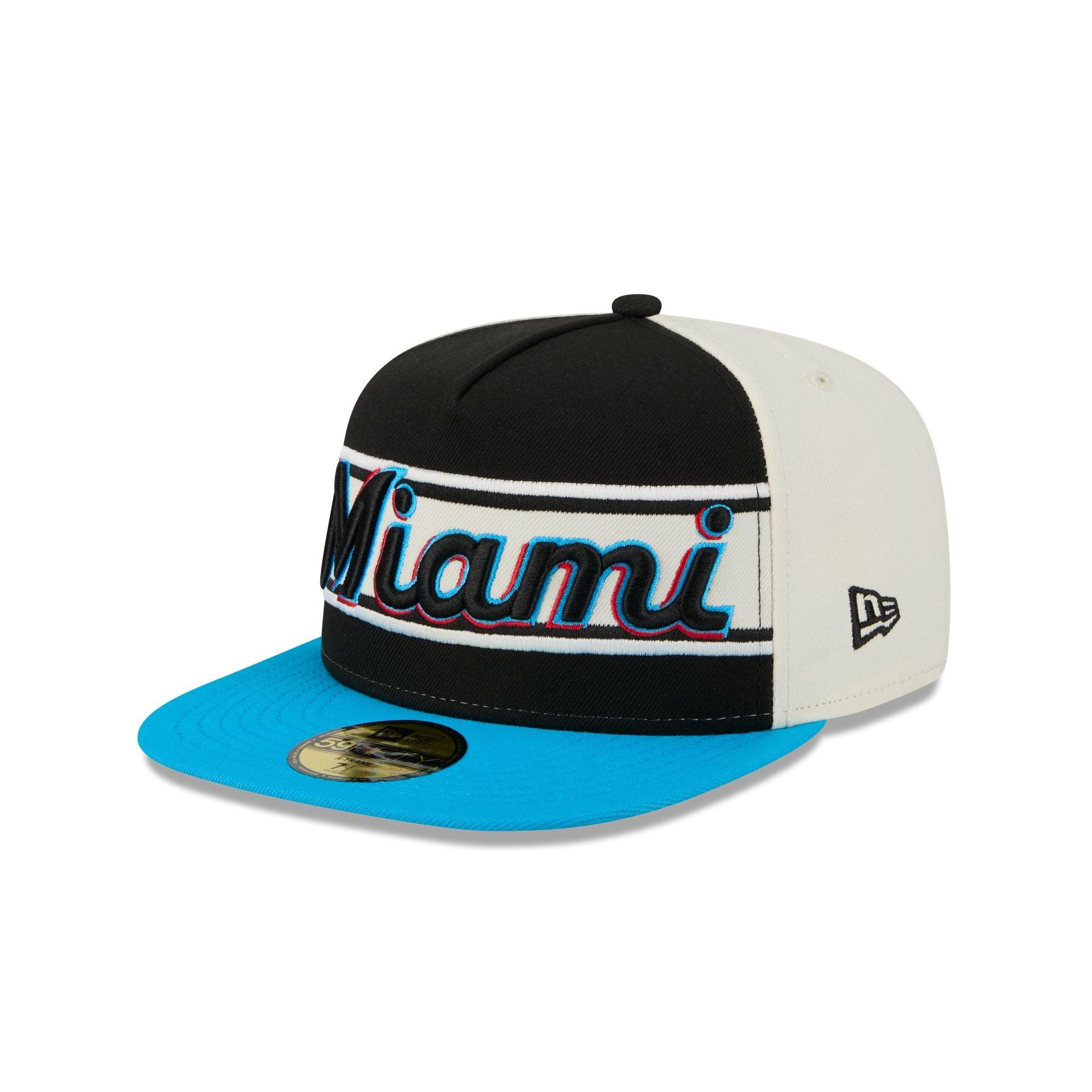 Miami Marlins Summer Derby 59FIFTY A-Frame Fitted Hat Male Product Image