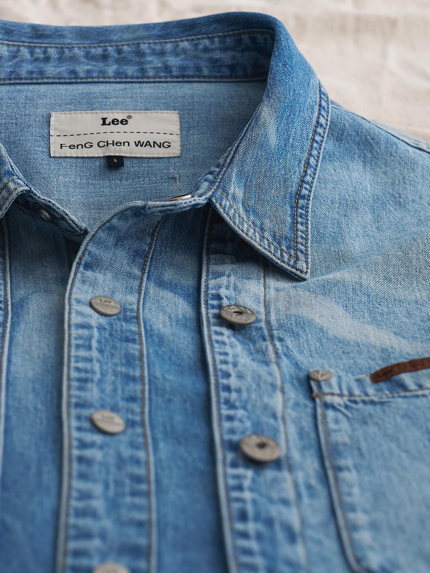 Men's Lee® x Feng Chen Wang Denim Shirt | Men's Tops & Tees | Lee® Product Image