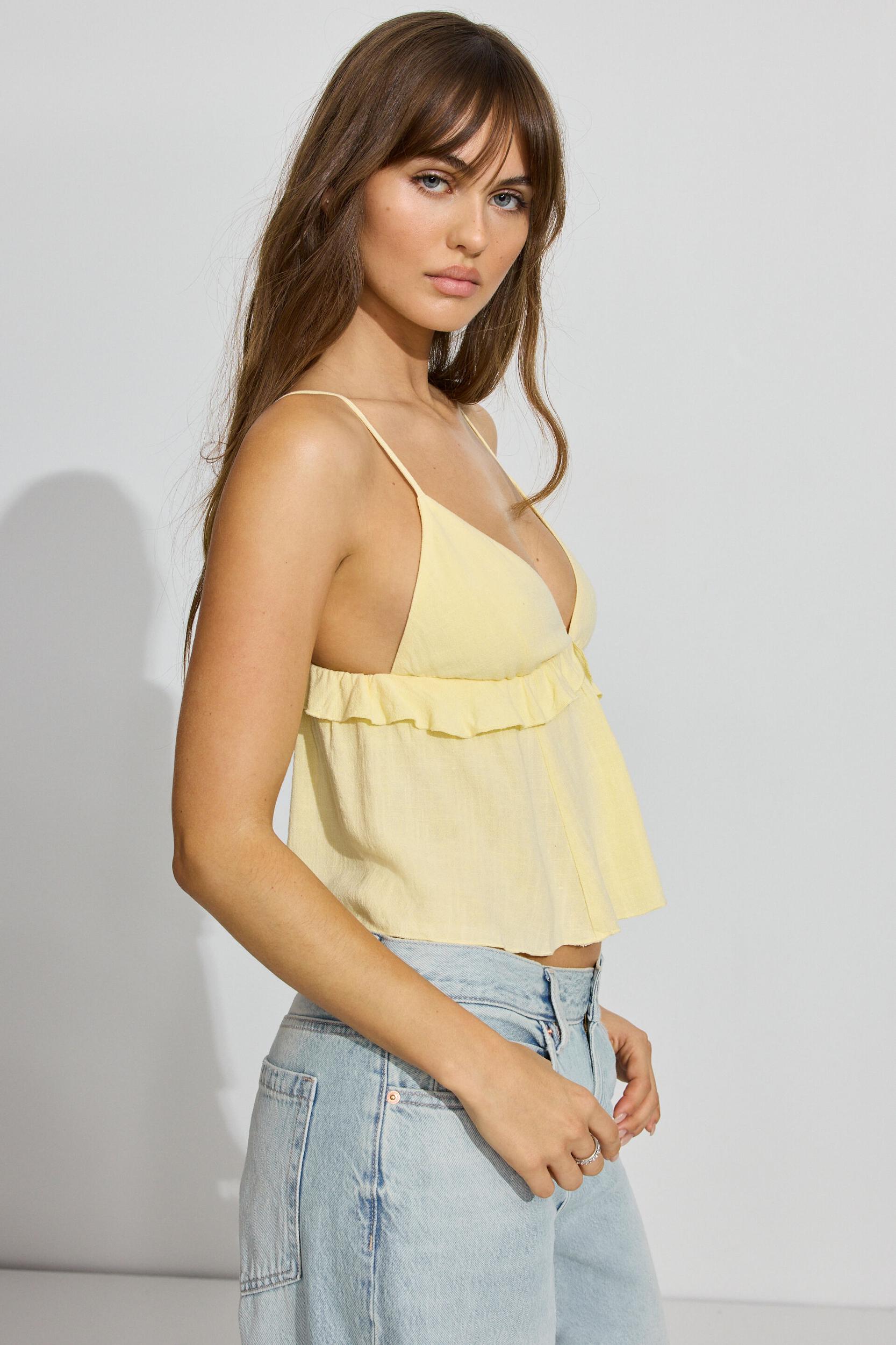 Strappy Peplum Cami Top Product Image
