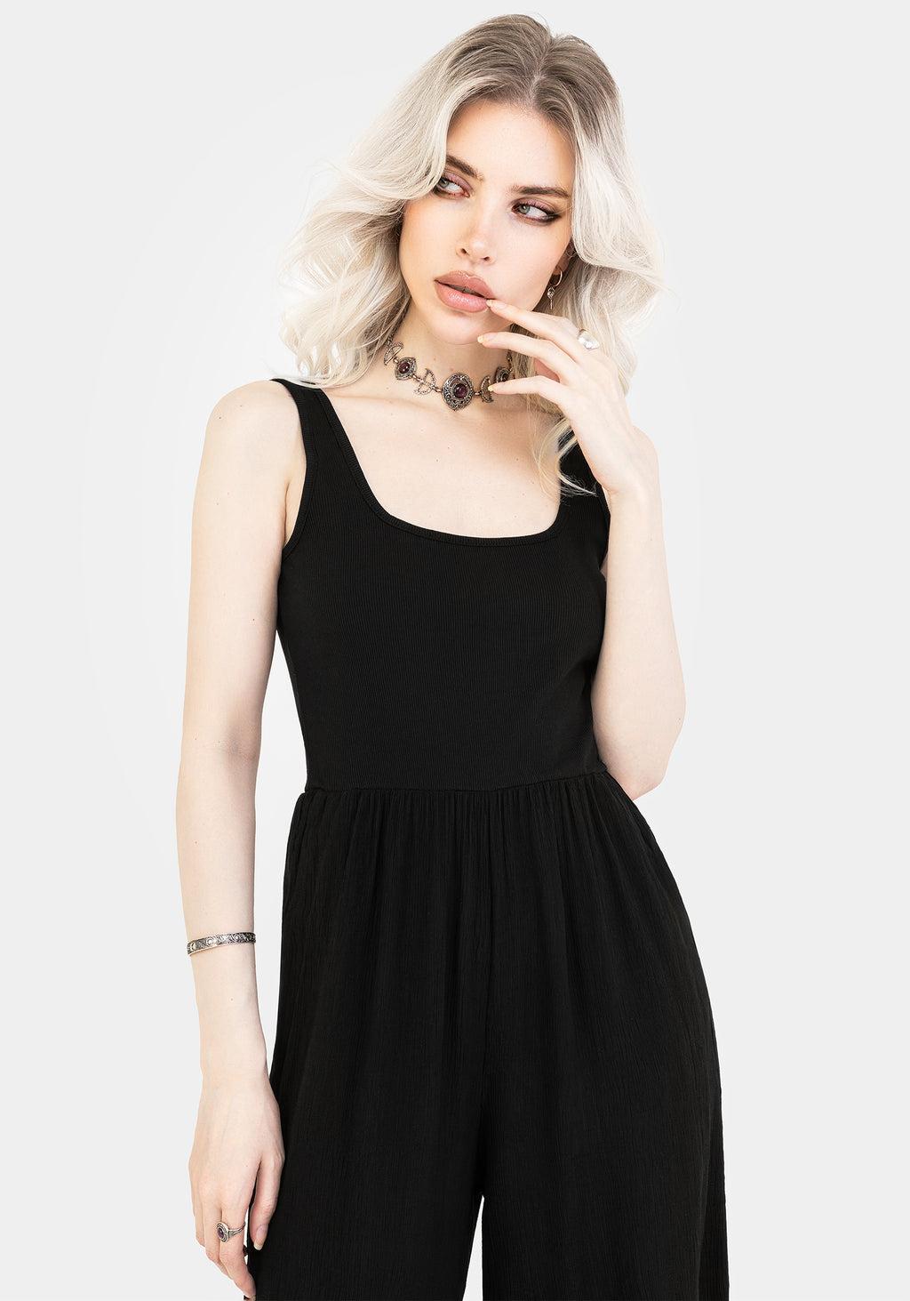 Herne Contrast Wide Leg Jumpsuit Product Image