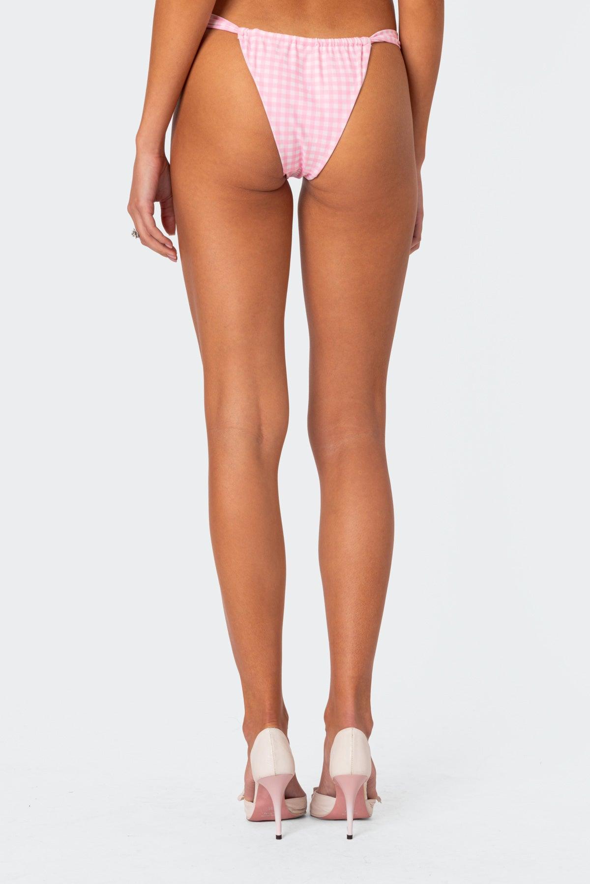 Gingham Bikini Bottom Product Image
