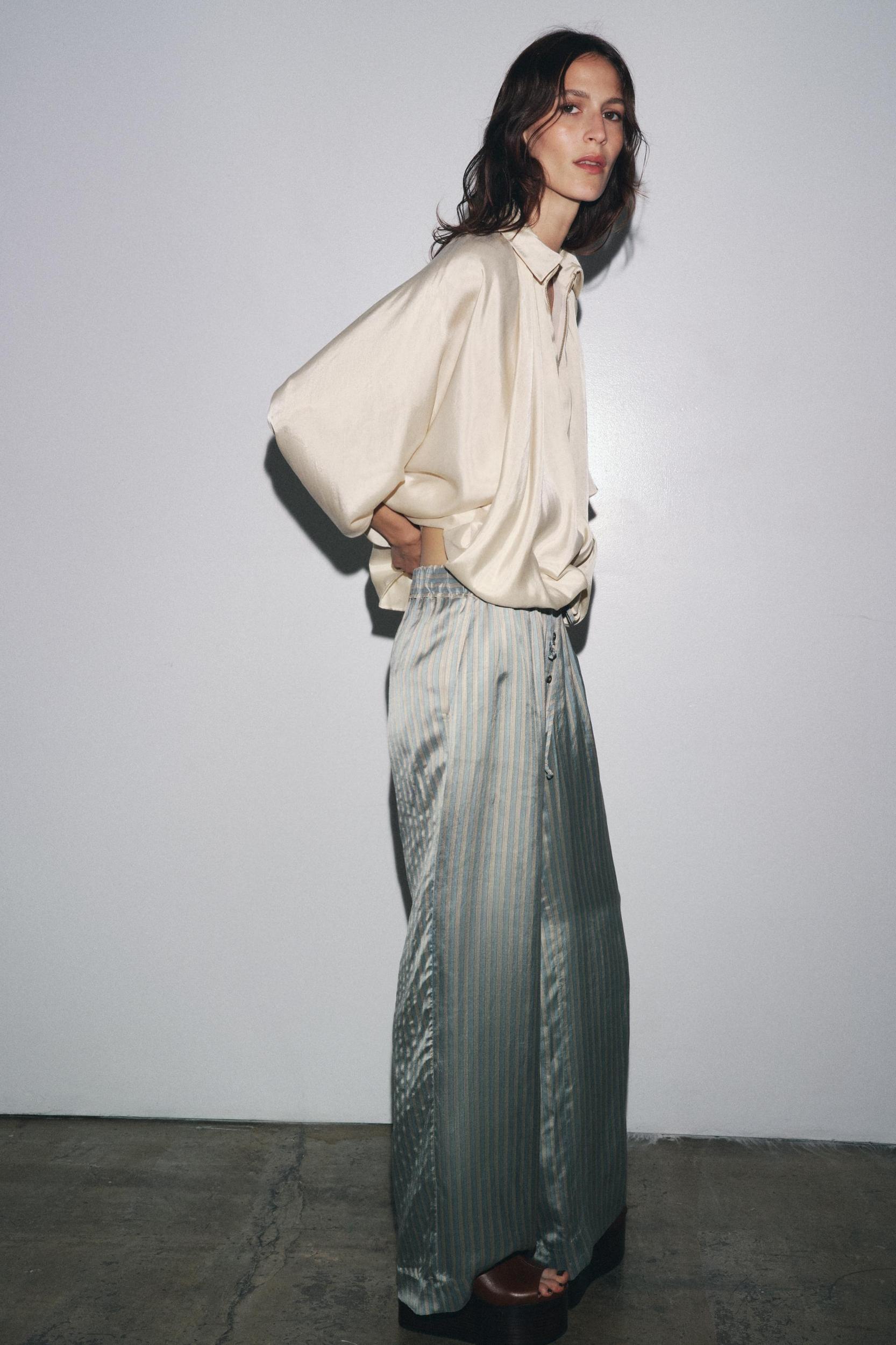 ZW COLLECTION STRIPED PAJAMA PANTS Product Image