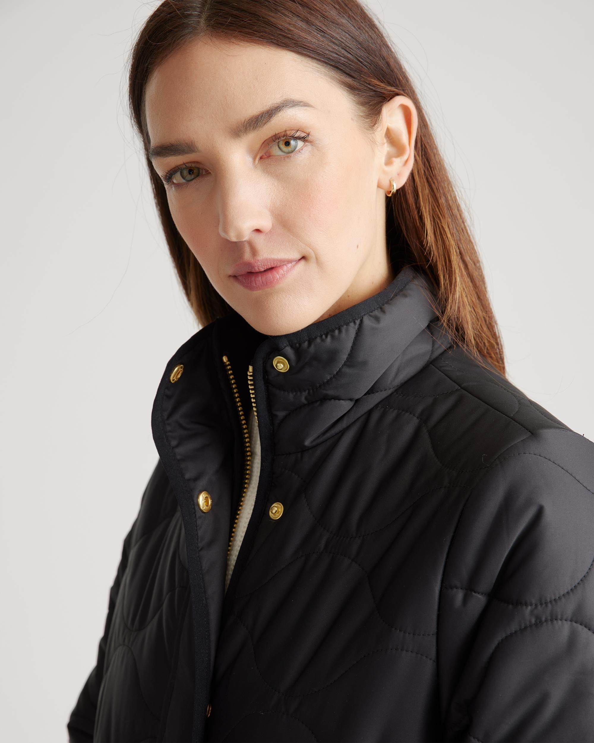 Quince | Women's Featherless Quilted Long Puffer Jacket Nylon Product Image