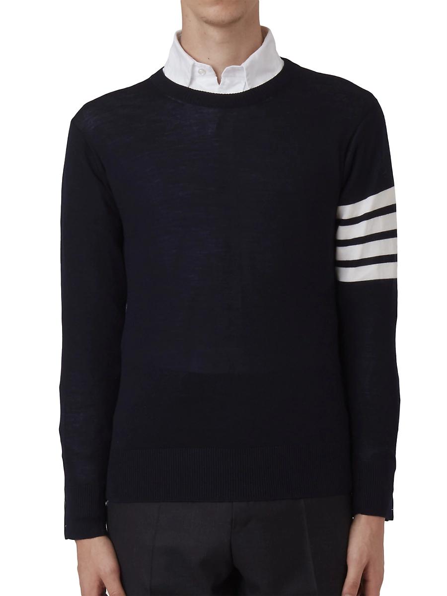 Thom Browne Men's 4-Bar Merino Wool Sweater Product Image