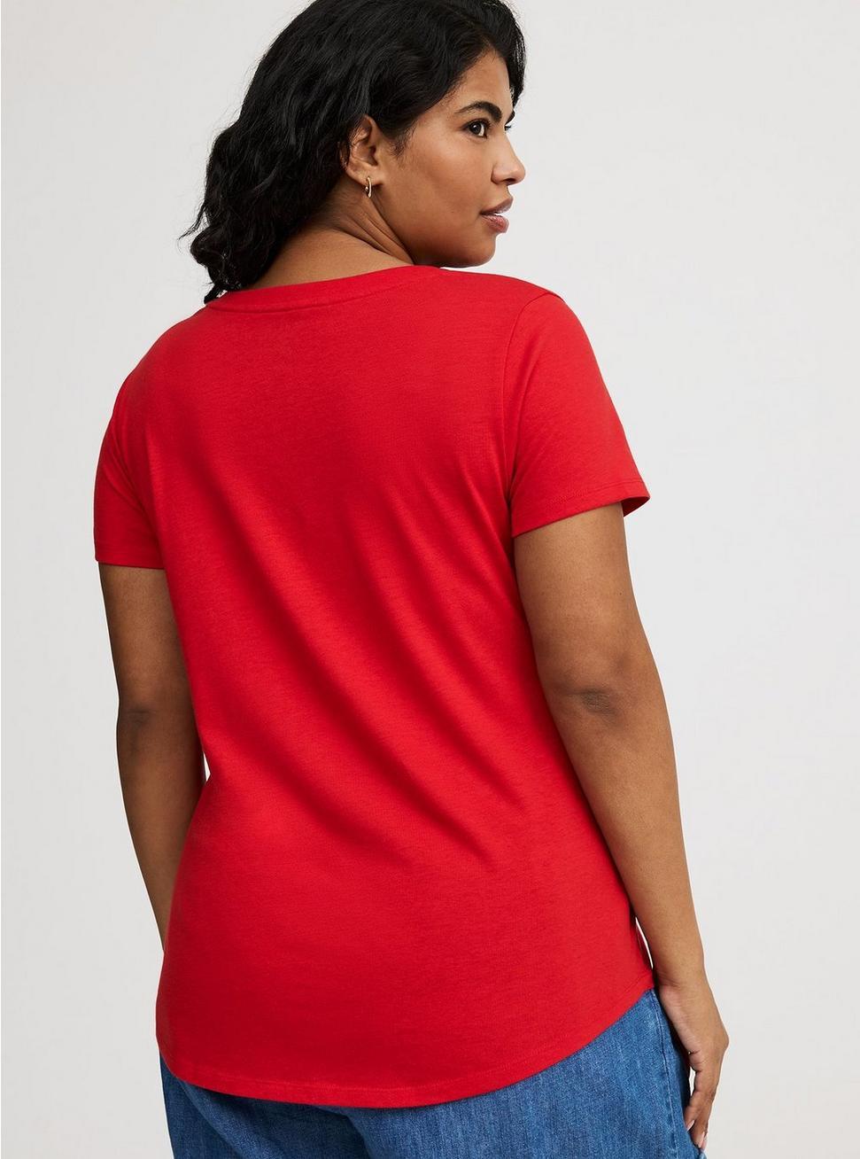 Girlfriend Signature Jersey V-Neck Tee Product Image