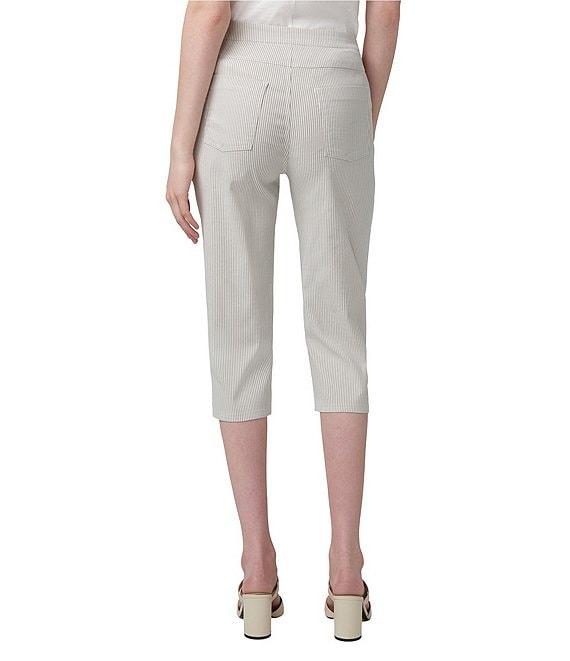 HUE Spring Stripe Pedal Pusher Capri Leggings Product Image